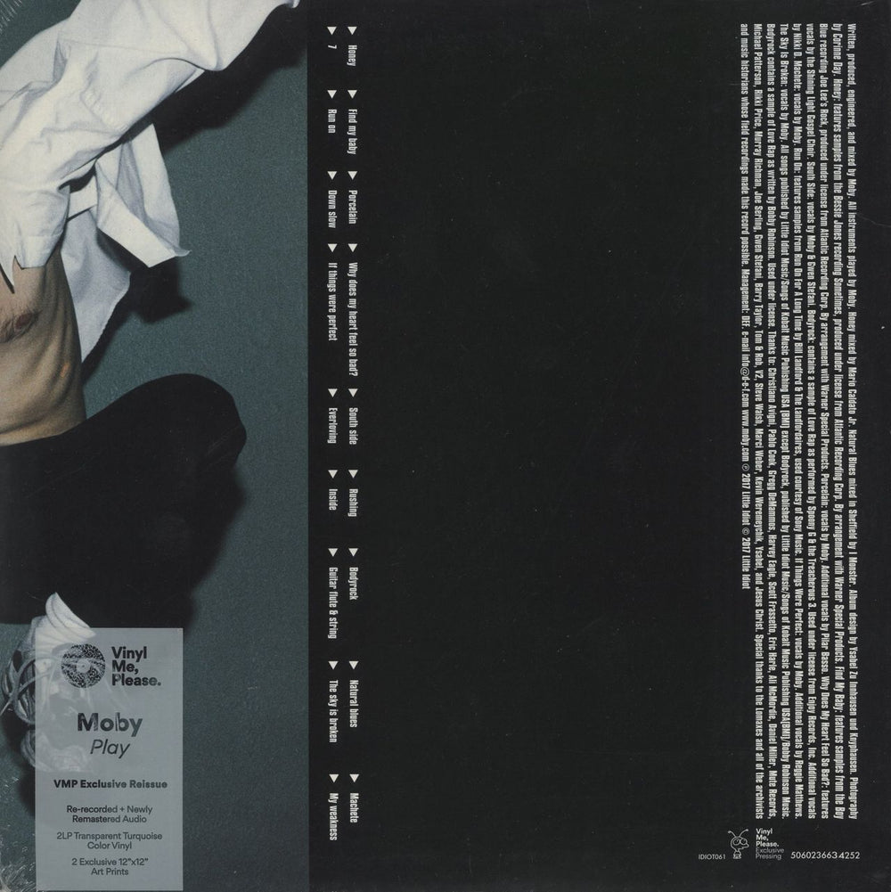 Moby Play - Vinyl Me, Please - Turquoise Translucent Vinyl - Sealed UK 2-LP vinyl record set (Double LP Album)