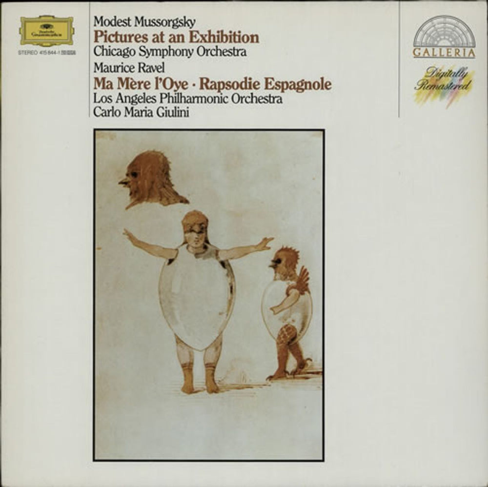 Modest Petrovich Mussorgsky Pictures At An Exhibition / Ma Mere L'Oye German vinyl LP album (LP record) 415844-1