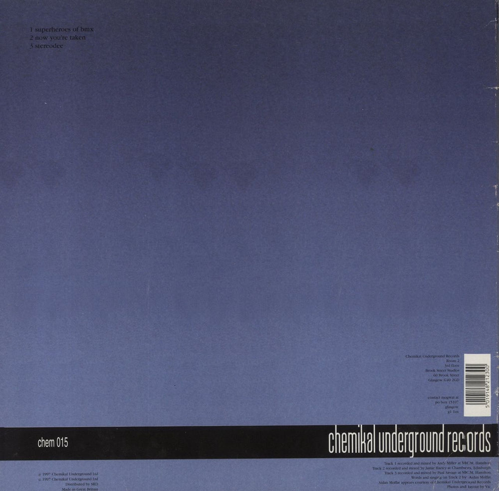 Mogwai 4 Satin EP UK 12" vinyl single (12 inch record / Maxi-single) 5019148212300