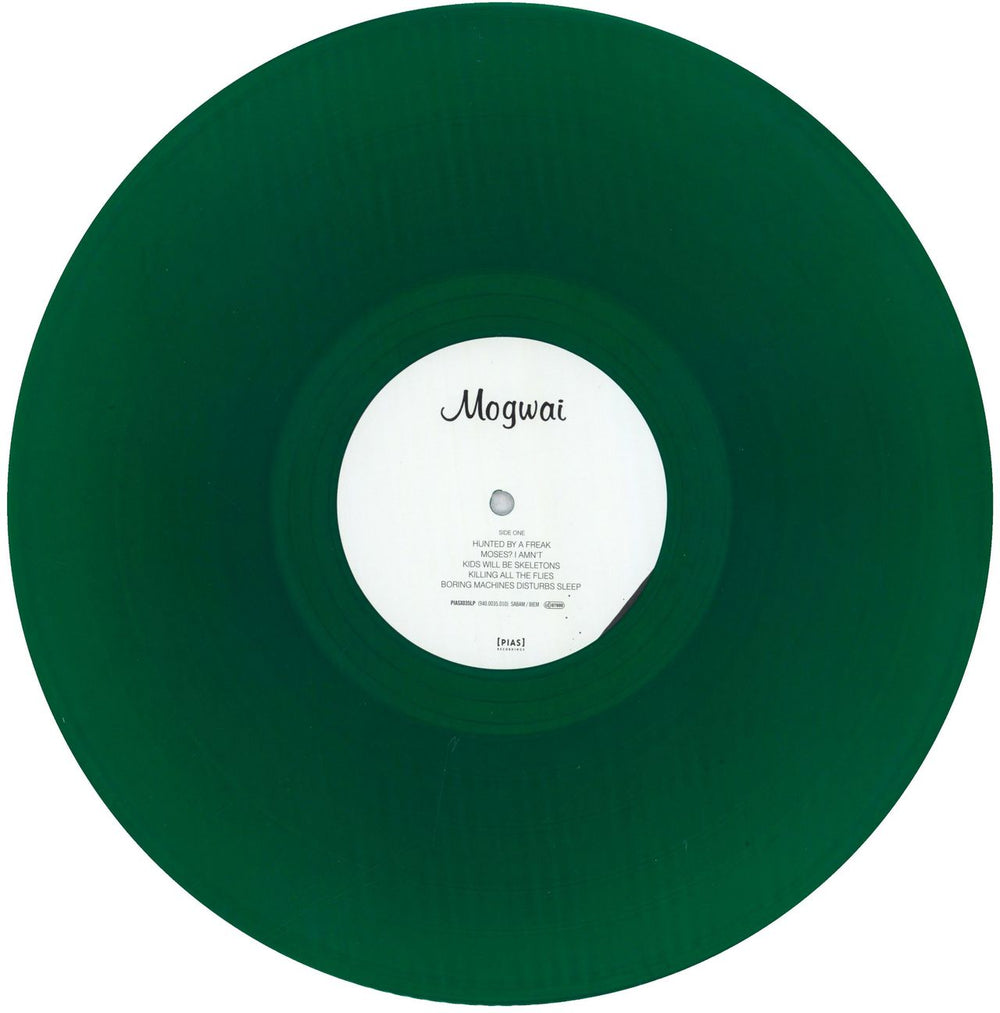 Mogwai Happy Songs Or Happy People - Green Vinyl UK vinyl LP album (LP record) MGWLPHA836978