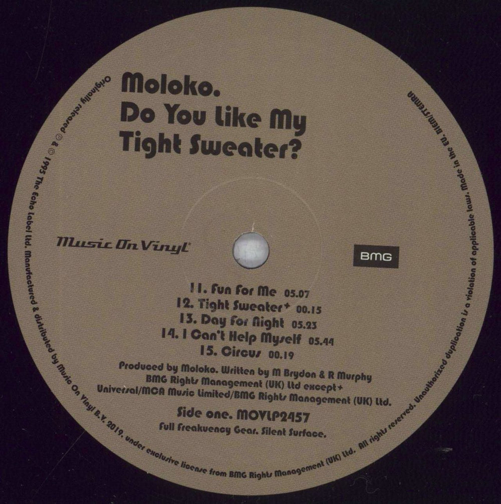 Moloko Do You Like My Tight Sweater? UK 2-LP vinyl record set (Double LP Album) MOL2LDO840696