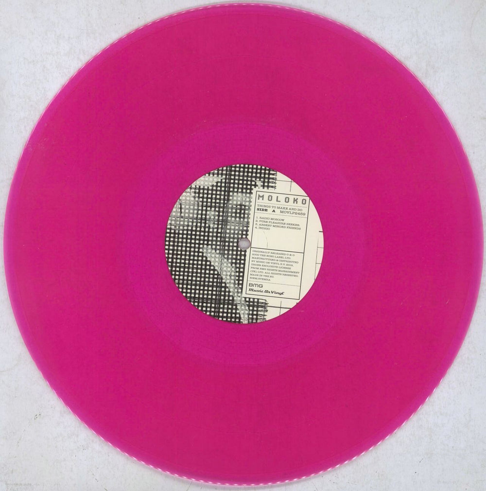 Moloko Things To Make And Do - 180 Gram Pink Vinyl + Numbered Sleeve UK 2-LP vinyl record set (Double LP Album) MOL2LTH840705