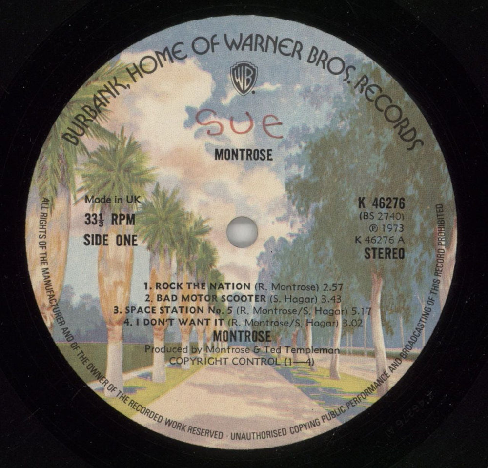 Montrose Montrose - VG UK vinyl LP album (LP record) TROLPMO867576