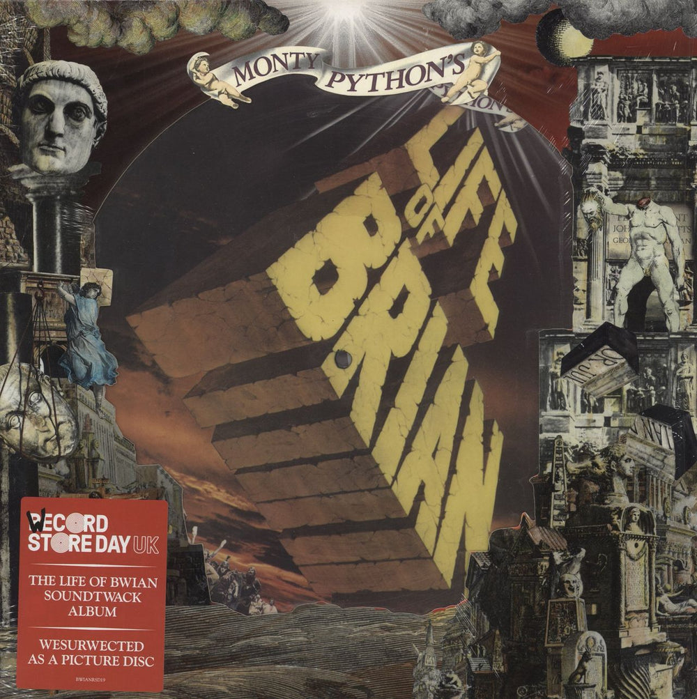 Monty Python Life Of Brian UK picture disc LP (vinyl picture disc album) BWIANRSD19