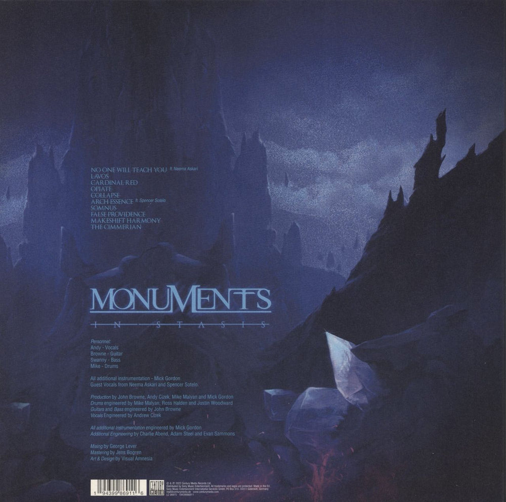 Monuments In Stasis + CD UK vinyl LP album (LP record)