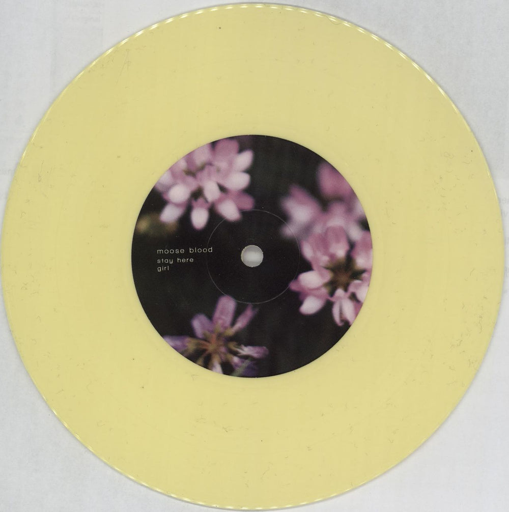 Moose Blood Split - Opaque Yellow Vinyl UK 7" vinyl single (7 inch record / 45) 19R07SP756058