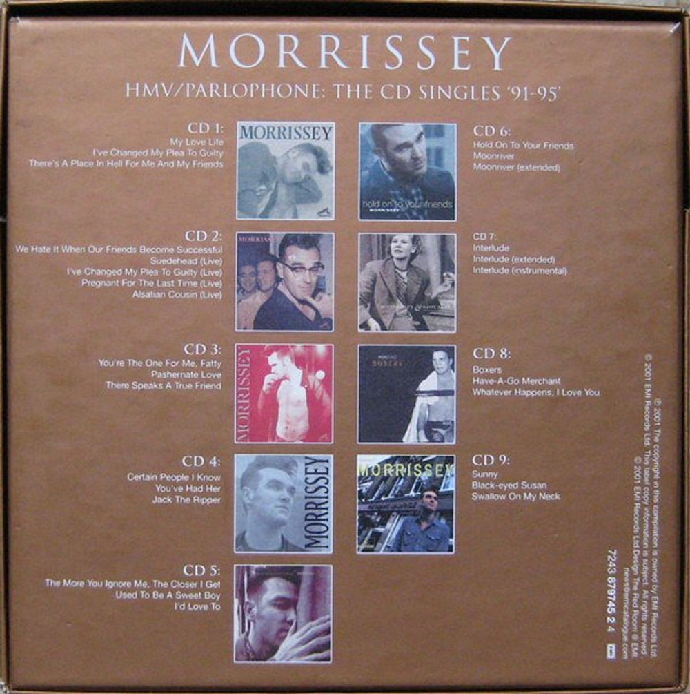 Morrissey The CD Singles 1991-1995 UK CD Single Box Set MORCXTH196166