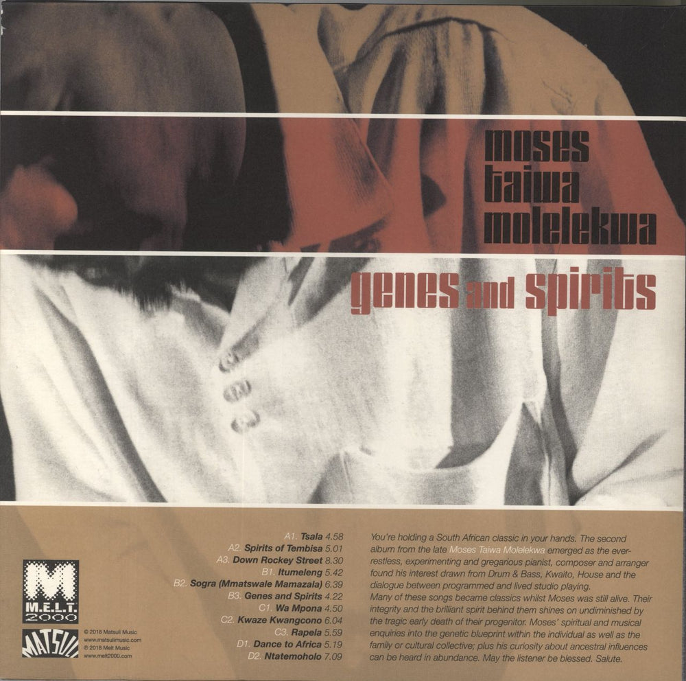 Moses Taiwa Molelekwa Genes And Spirits UK 2-LP vinyl record set (Double LP Album)