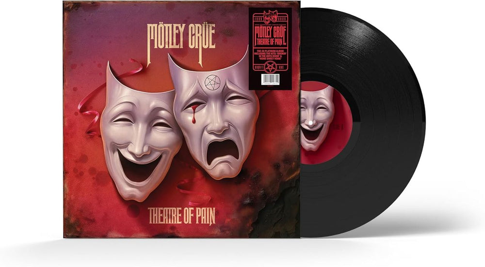 Motley Crue Theatre of Pain - 40th Anniversary Edition - Black Vinyl - Sealed UK vinyl LP album (LP record) 964158751