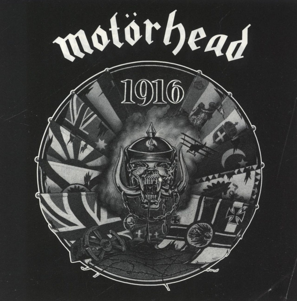 Motorhead 1916 - Nineteen Sixteen + Tour Insert Dutch vinyl LP album (LP record) Deleted