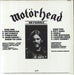 Motorhead On Parole UK vinyl LP album (LP record)