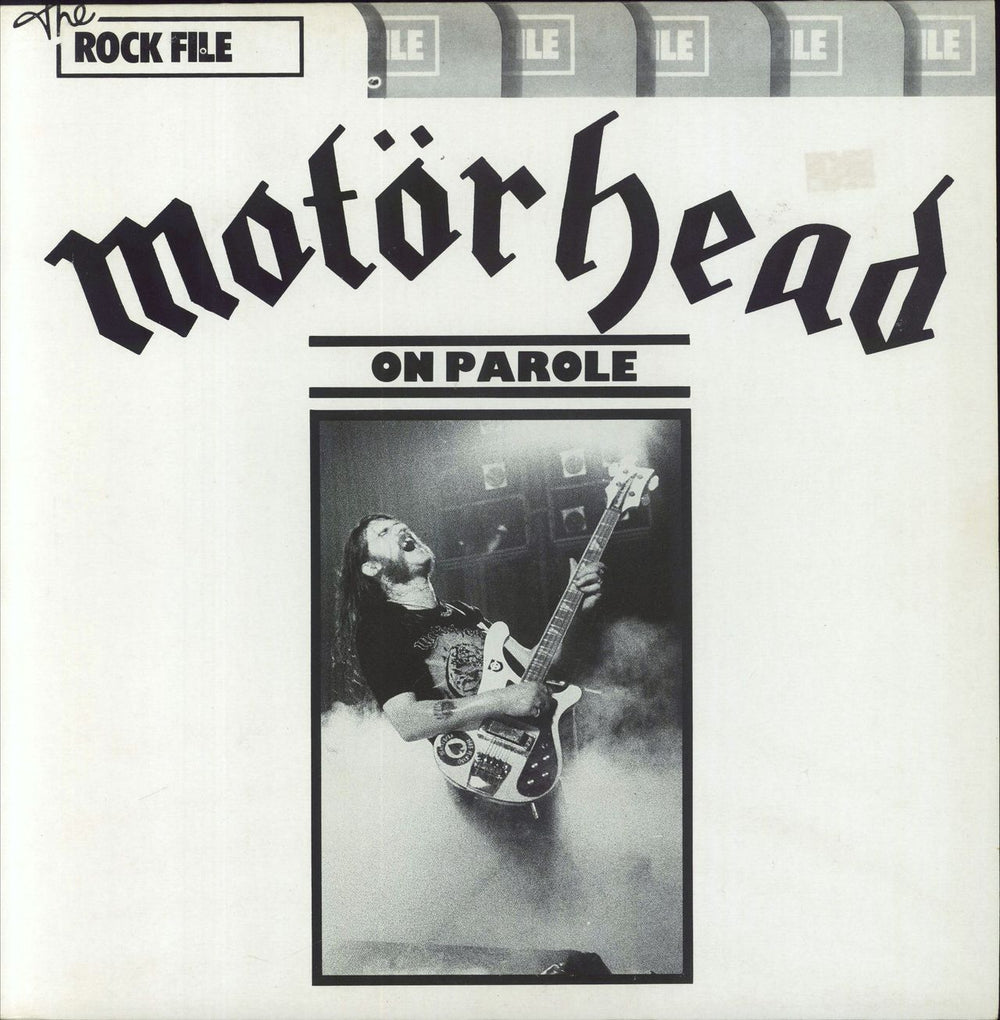 Motorhead On Parole UK vinyl LP album (LP record) LBR1004