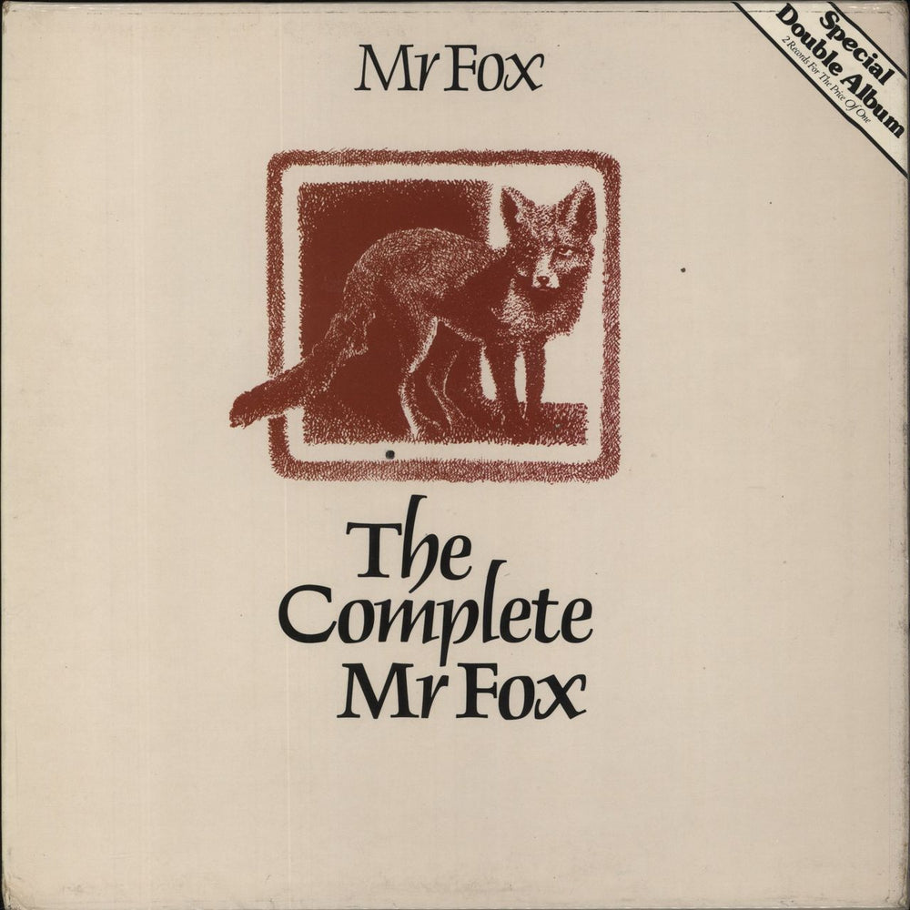 Mr Fox The Complete Mr Fox - EX UK 2-LP vinyl record set (Double LP Album) TRA303