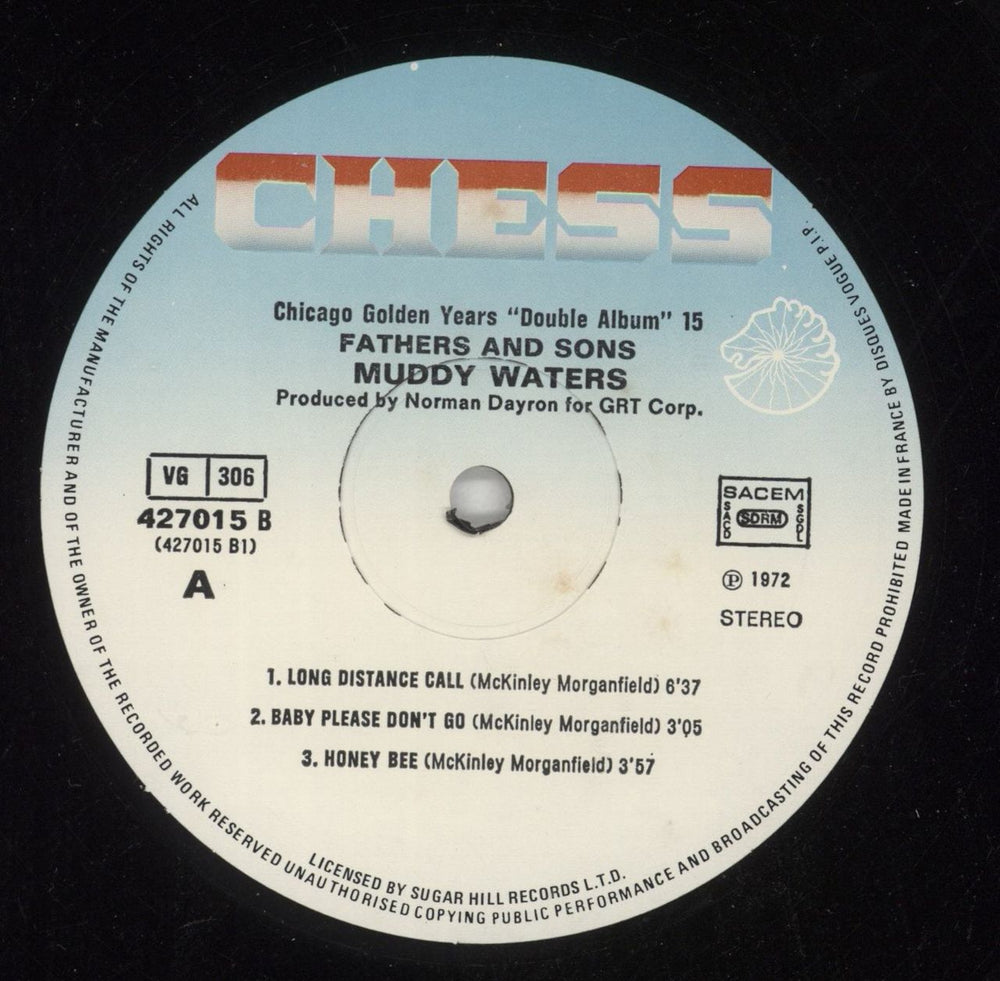 Muddy Waters Fathers And Sons French 2-LP vinyl record set (Double LP Album) MDW2LFA869061