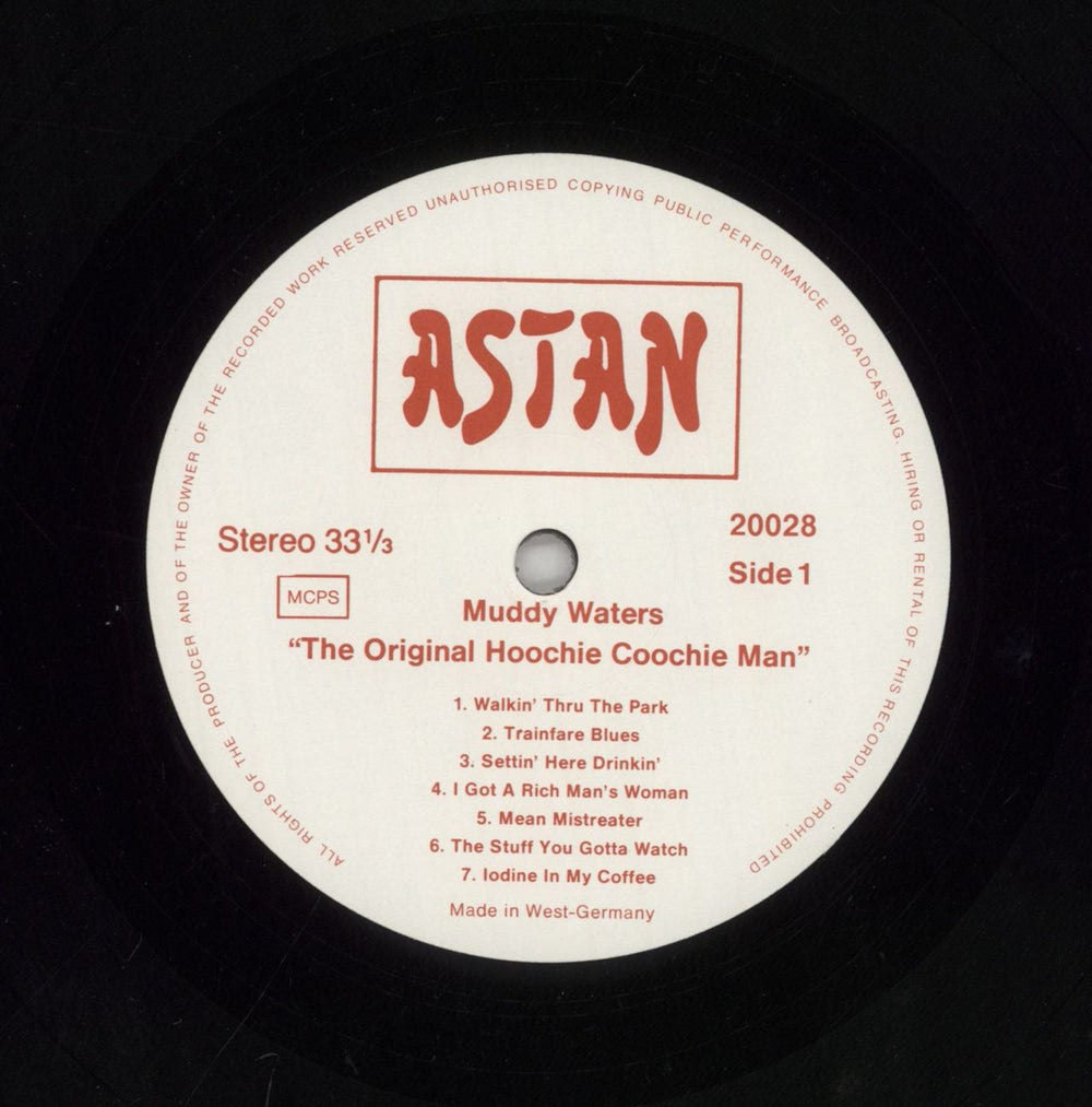 Muddy Waters The Original Hoochie Coochie Man German vinyl LP album (LP record) MDWLPTH375511