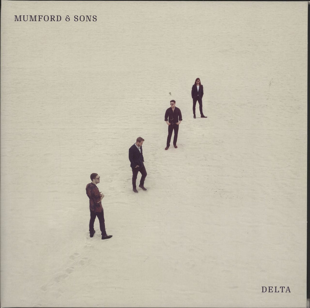 Mumford & Sons Delta - 180gram Sand Vinyl UK 2-LP vinyl record set (Double LP Album) 7707085