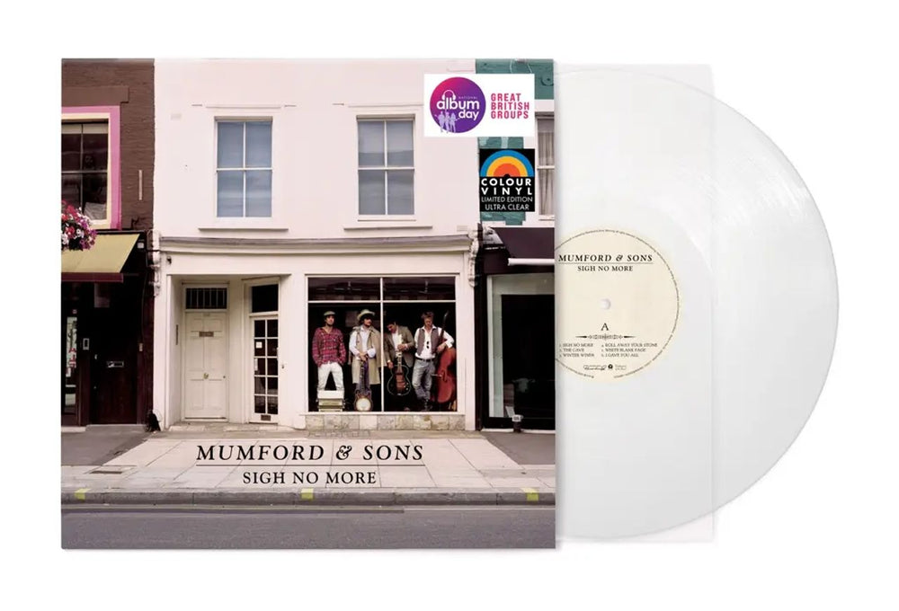 Mumford & Sons Sigh No More - Ultra Clear Vinyl - Sealed (National Album Day 2024) UK vinyl LP album (LP record) 6800223