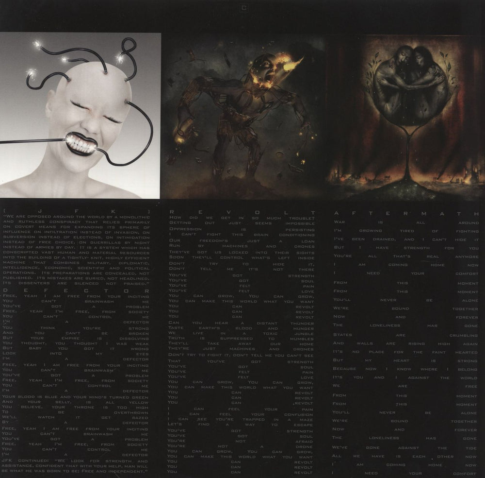 Muse Drones - 180 Gram Red Vinyl + CD & DVD UK 2-LP vinyl record set (Double LP Album) 0825646121212