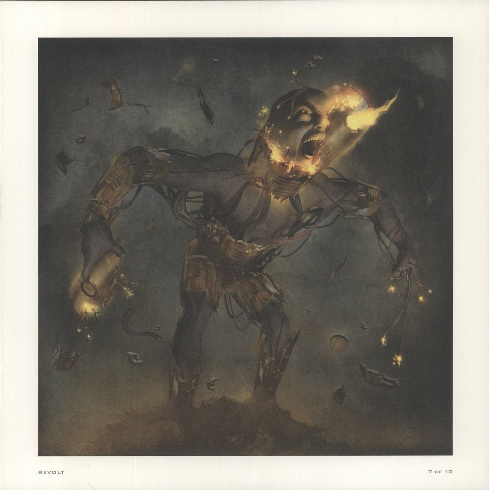 Muse Drones - 180 Gram Red Vinyl + CD & DVD UK 2-LP vinyl record set (Double LP Album) Audiophile Deleted