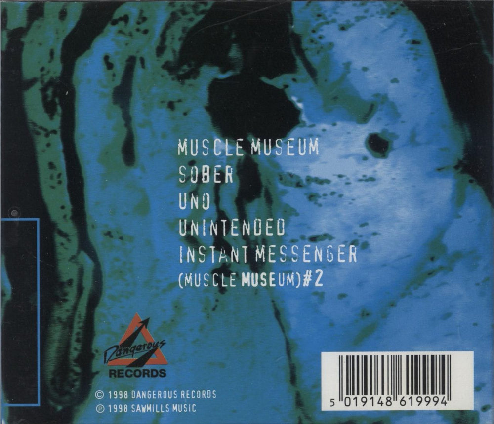 Muse Muscle Museum EP - Numbered sticker UK CD single (CD5 / 5") 5019148619994