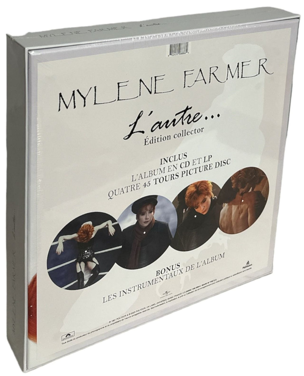 Mylene Farmer L'Autre... - 1-LP / 4 x 7" Picture Discs / 2-CD Box Set - Sealed French CD Album Box Set 602455088864