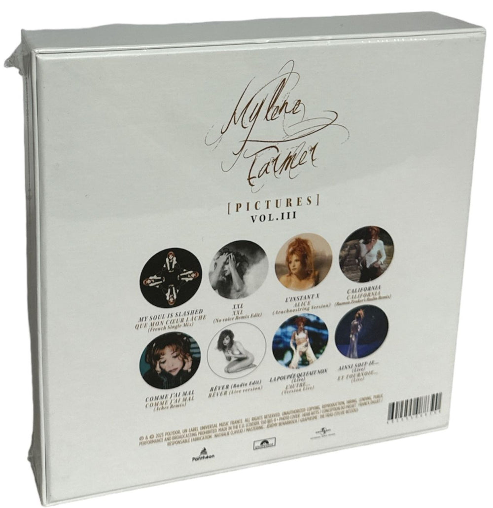 Mylene Farmer [Pictures] Vol. III - 8 x 7" Picture Disc Box Set - Sealed French 7" single box set 602455088390