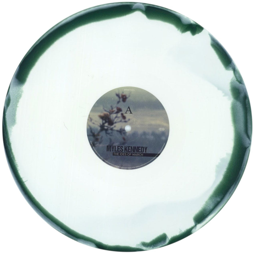 Myles Kennedy The Ides Of March - Green & White Swirl Vinyl UK 2-LP vinyl record set (Double LP Album) 5YO2LTH873032