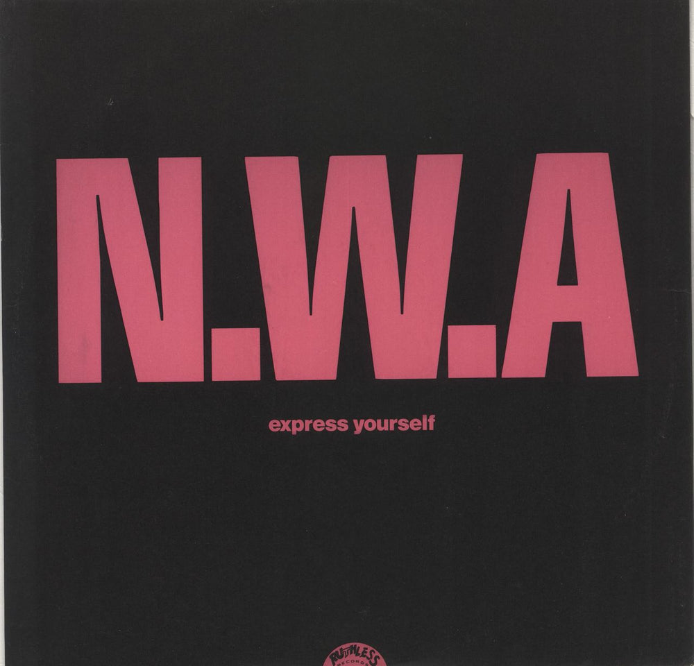 N.W.A. Express Yourself UK 12" vinyl single (12 inch record / Maxi-single) 12BRW144