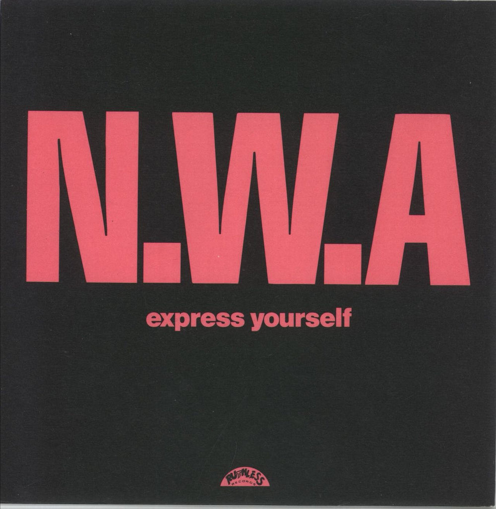 N.W.A. Express Yourself UK 7" vinyl single (7 inch record / 45) BRW144