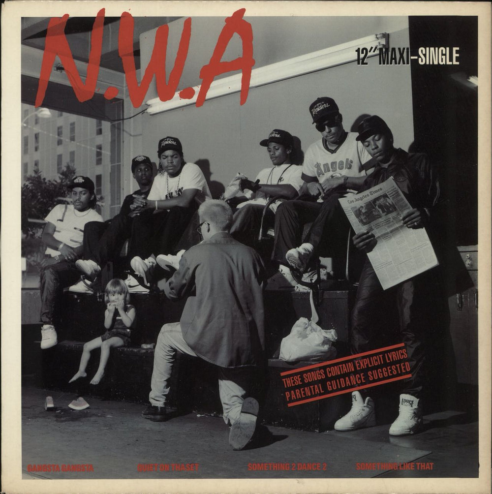 N.W.A. Gangsta Gangsta - Maxi Single US 12" vinyl single (12 inch record / Maxi-single) VL-57105