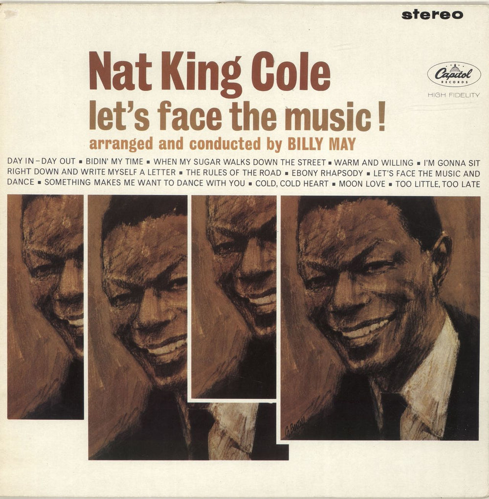 Nat King Cole Let's Face The Music! UK vinyl LP album (LP record) EMS1112