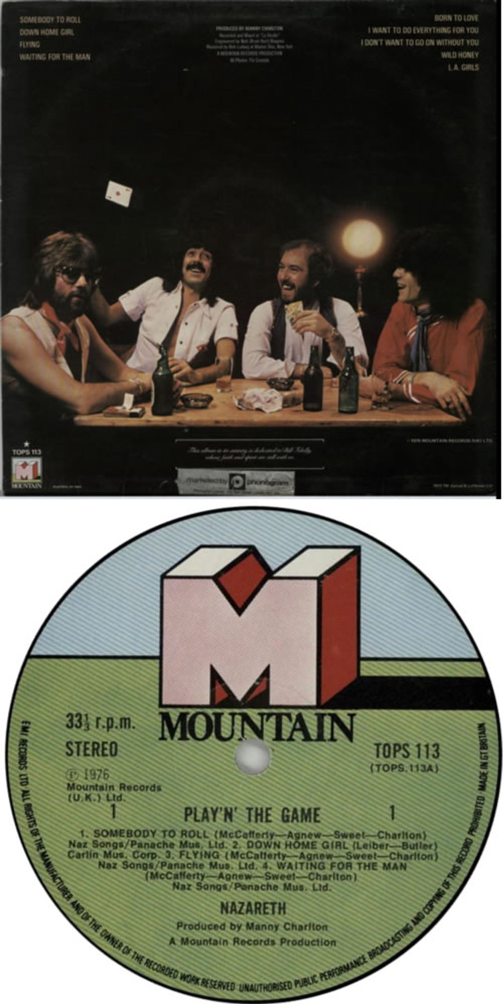 Nazareth Play'n' The Game UK vinyl LP album (LP record) NZRLPPL445332