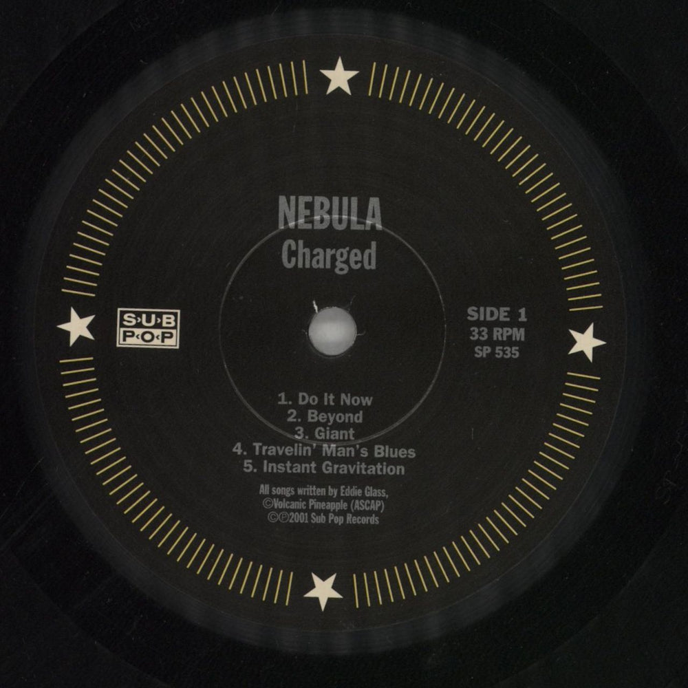 Nebula Charged US vinyl LP album (LP record) NHCLPCH863650
