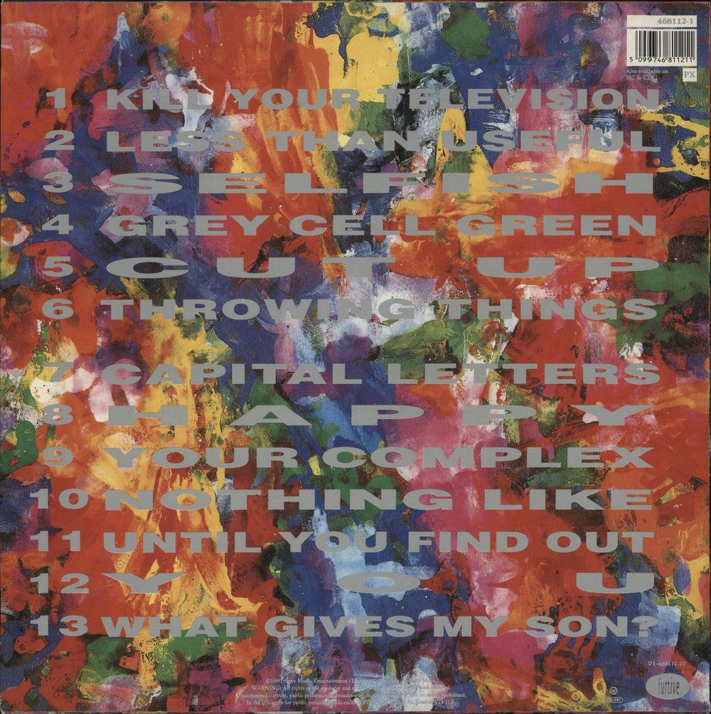 Ned's Atomic Dustbin God Fodder - EX UK vinyl LP album (LP record) 5099746811211