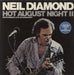 Neil Diamond Hot August Night II - Hype Stickered UK 2-LP vinyl record set (Double LP Album) 4604081