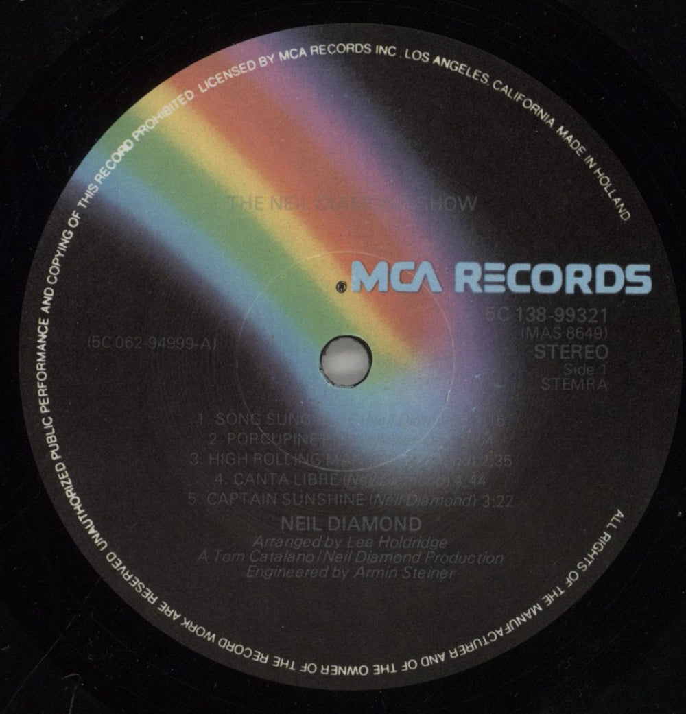 Neil Diamond The Neil Diamond Show Dutch 3-LP vinyl record set (Triple LP Album) NDI3LTH860814