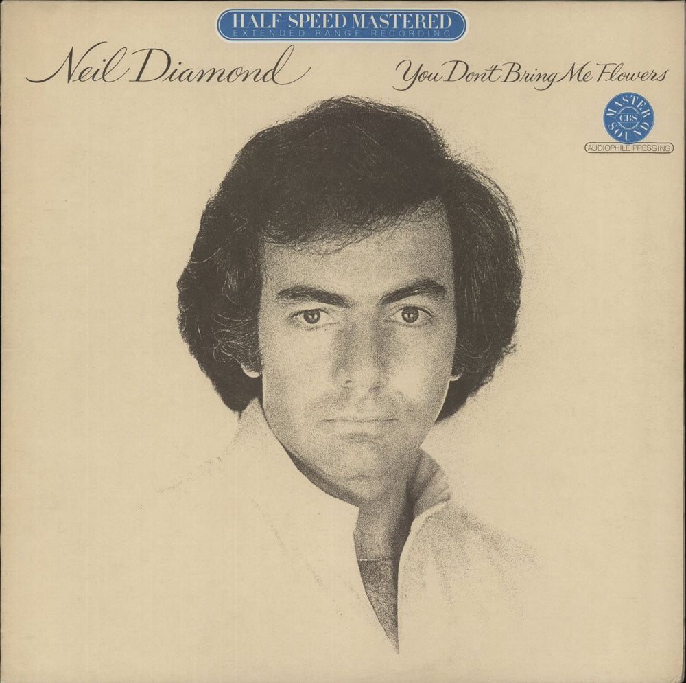 Neil Diamond You Don't Bring Me Flowers - Half-Speed Mastered German vinyl LP album (LP record) CBSH86077