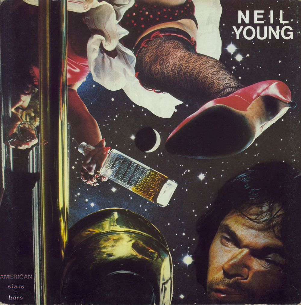 Neil Young American Stars 'N Bars Canadian vinyl LP album (LP record) KMS2261