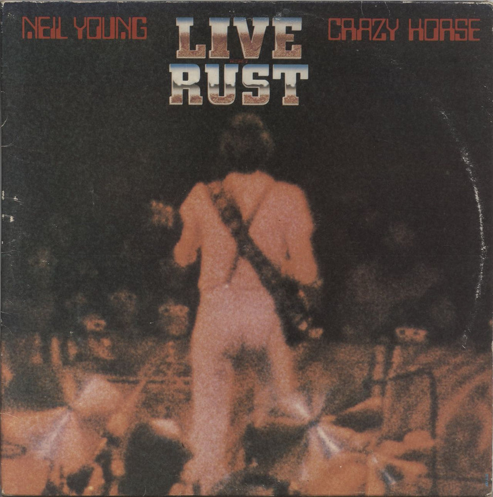 Neil Young Live Rust - VG Sleeve UK 2-LP vinyl record set (Double LP Album) K64041