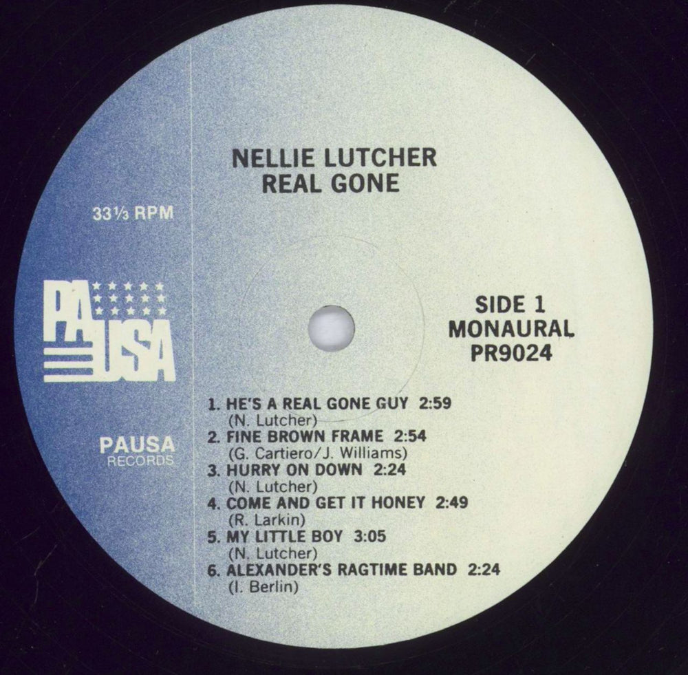 Nellie Lutcher Real Gone! US vinyl LP album (LP record) NLULPRE833318