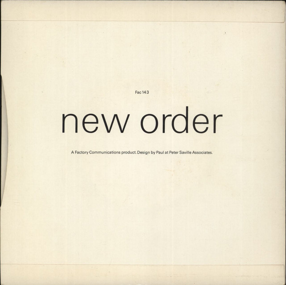 New Order Shellshock UK 7" vinyl single (7 inch record / 45)