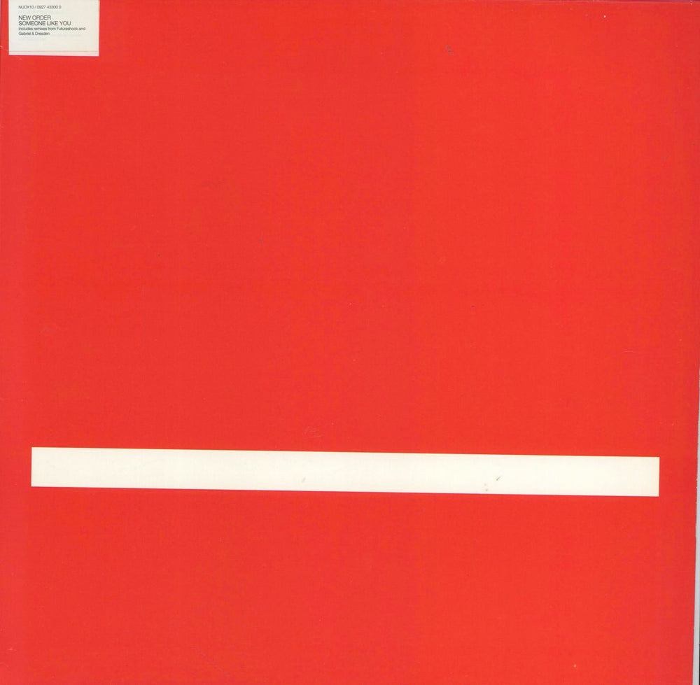 New Order Someone Like You German 12" vinyl single (12 inch record / Maxi-single) NUOX10