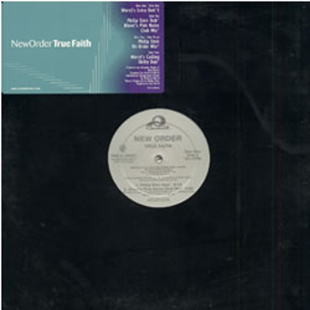 New Order True Faith - Double Pack US Promo 12" vinyl single (12 inch record / Maxi-single) NEW12TR191006