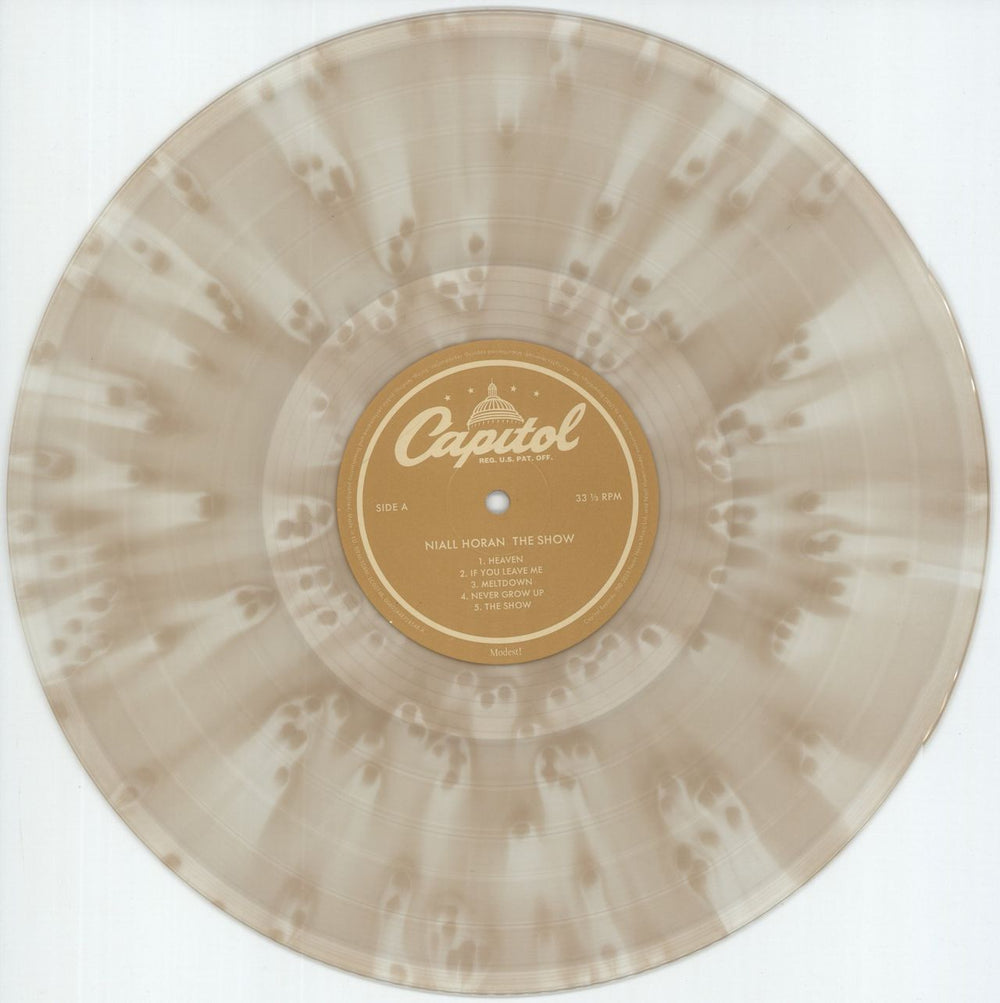 Niall Horan The Show - Gold Vinyl UK vinyl LP album (LP record) 5JALPTH872538