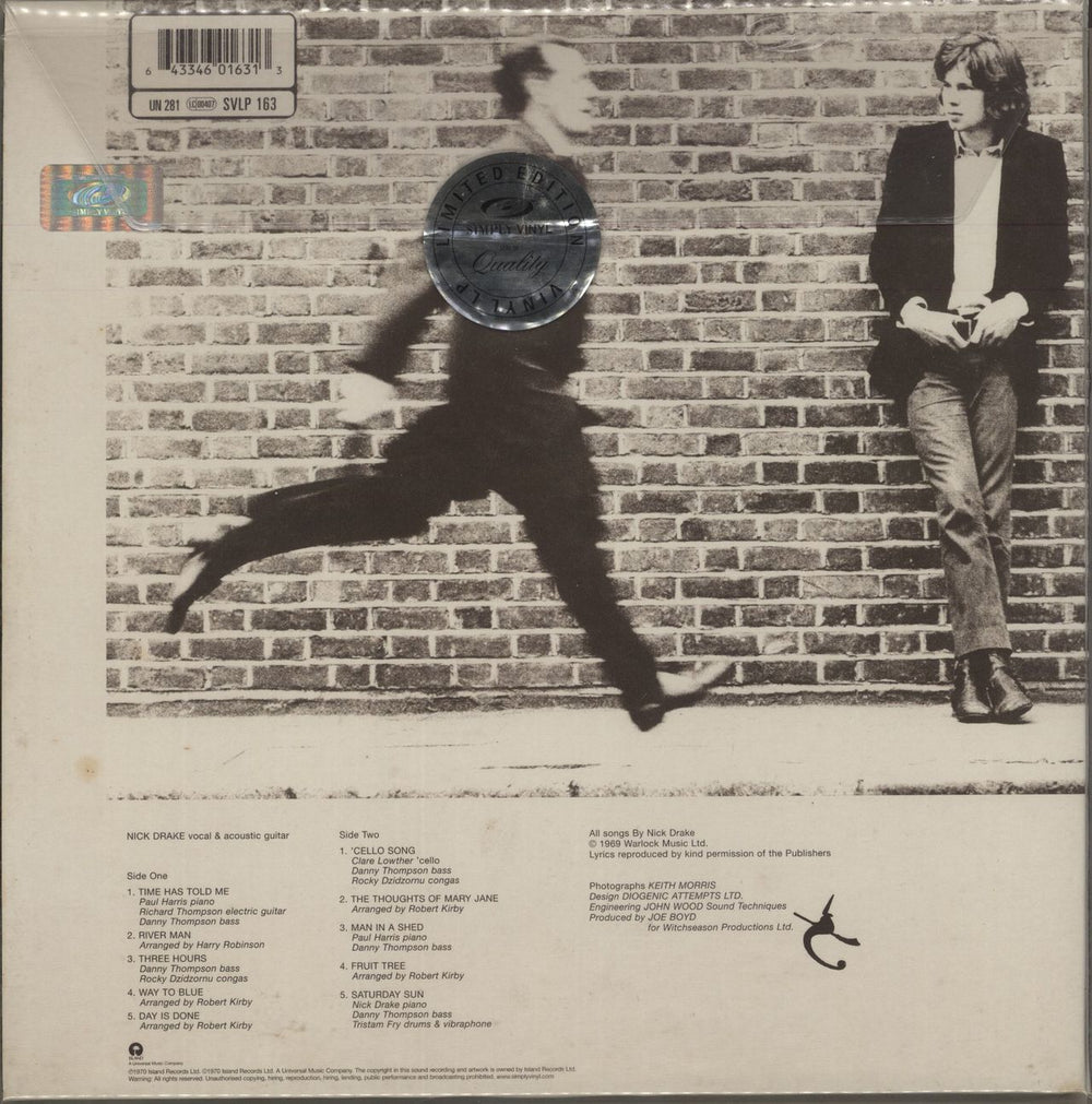 Nick Drake Five Leaves Left - 180gm UK vinyl LP album (LP record) 643346016313
