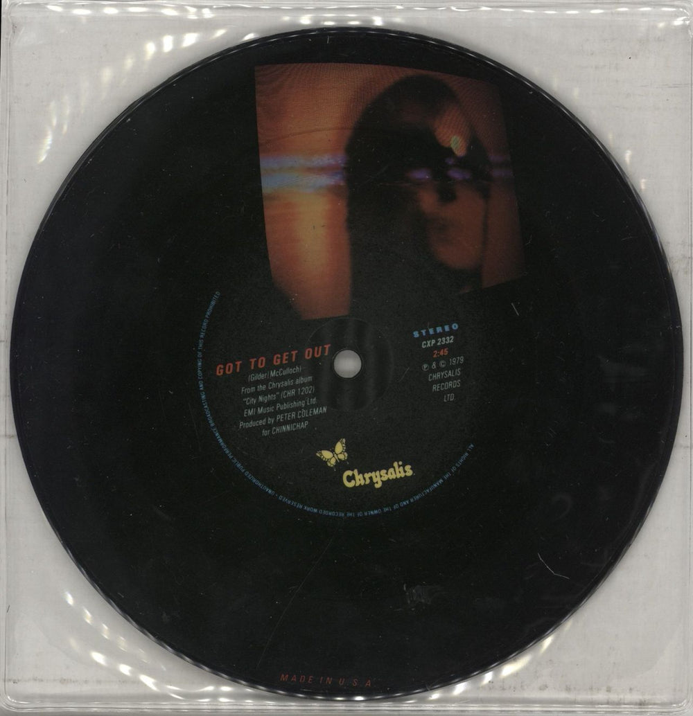 Nick Gilder (You Really) Rock Me US 7" vinyl picture disc (7 inch picture disc single)