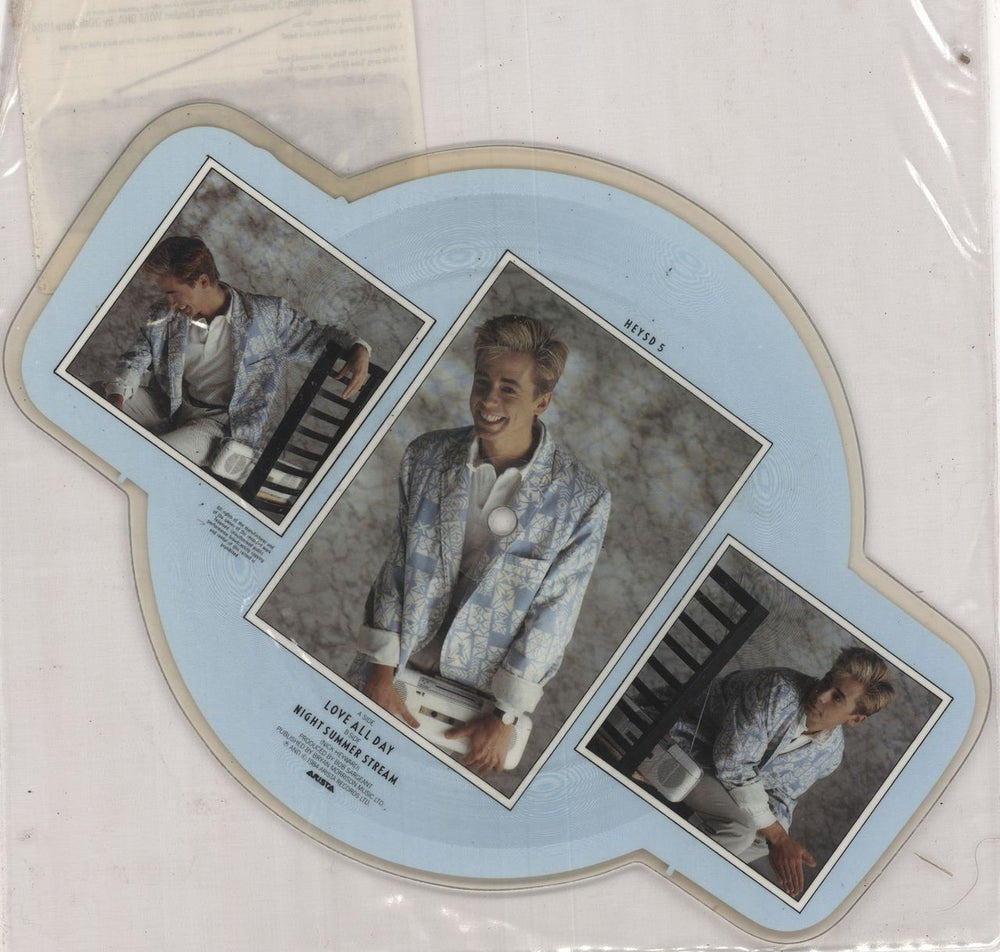 Nick Heyward Love All Day - Stickered UK shaped picture disc (picture disc vinyl record)