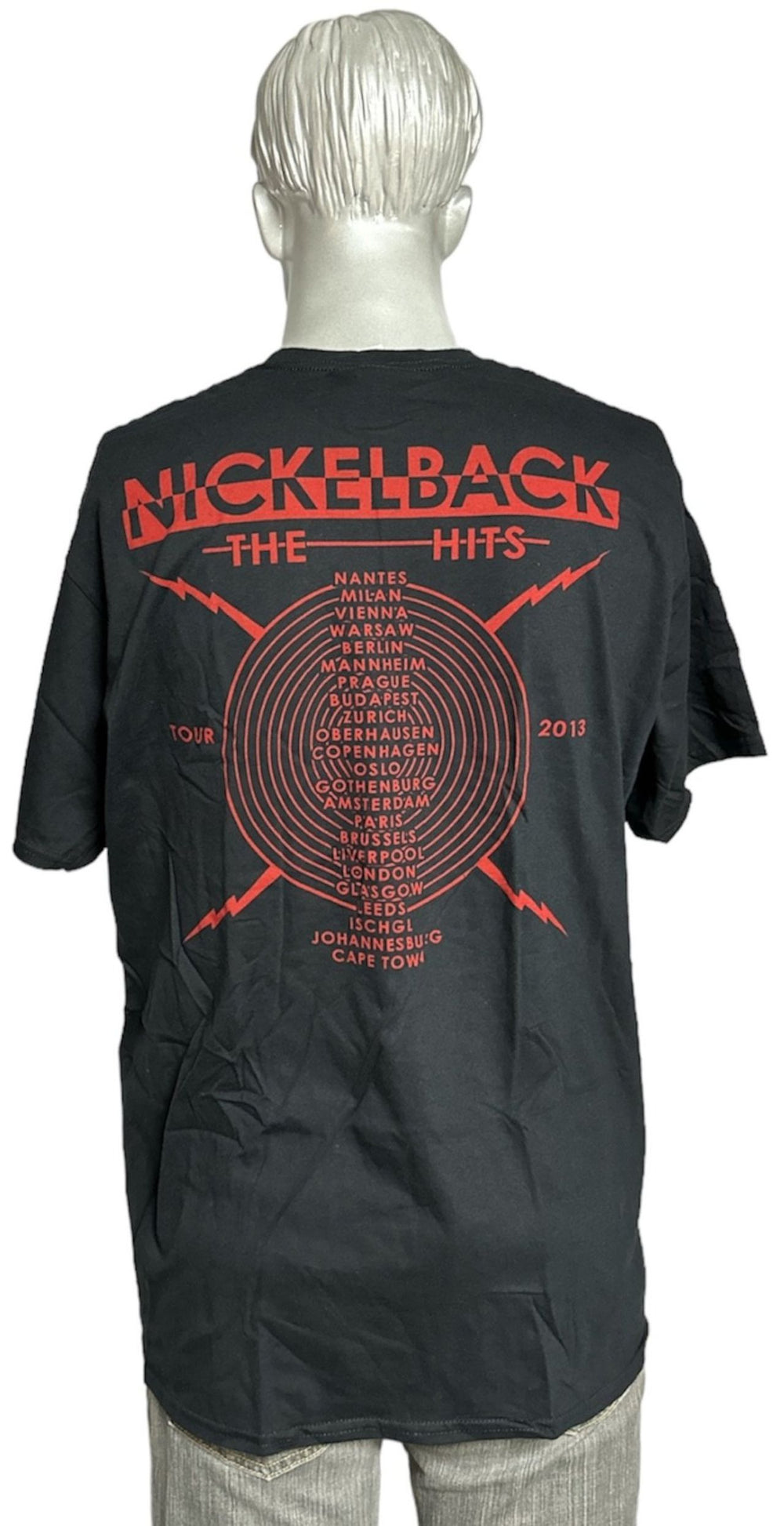 Nickelback The Hits Tour UK t-shirt NLCTSTH843113