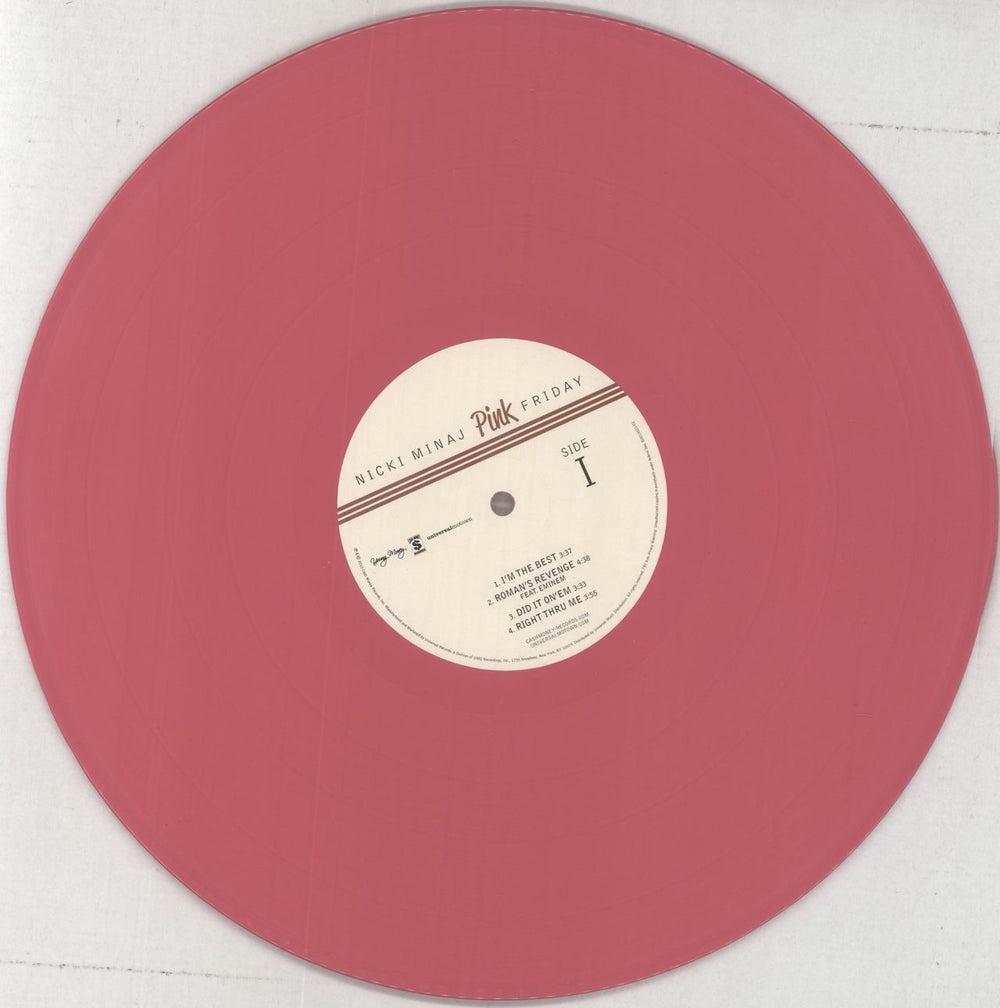 Nicki Minaj Pink Friday - Pink Vinyl UK 2-LP vinyl record set (Double LP Album) NQH2LPI858933