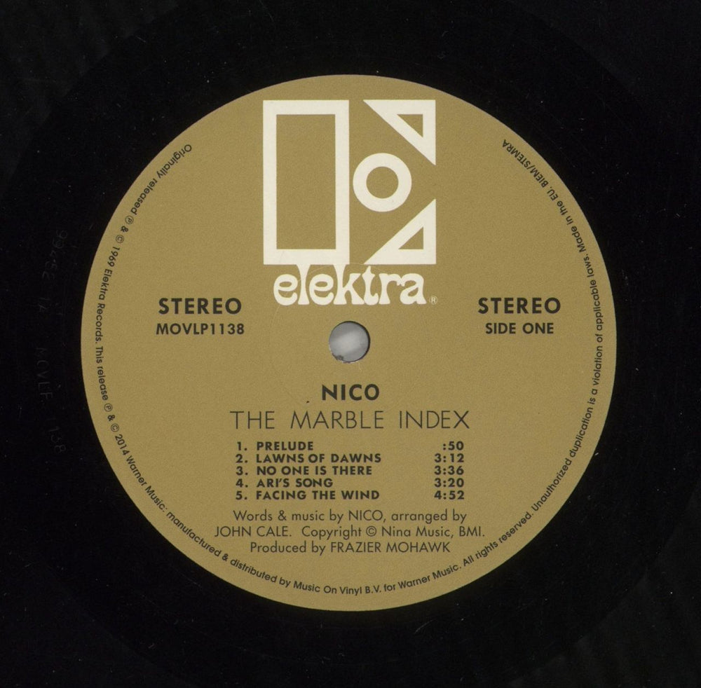 Nico The Marble Index - 180gm Belgian vinyl LP album (LP record) N-CLPTH868370